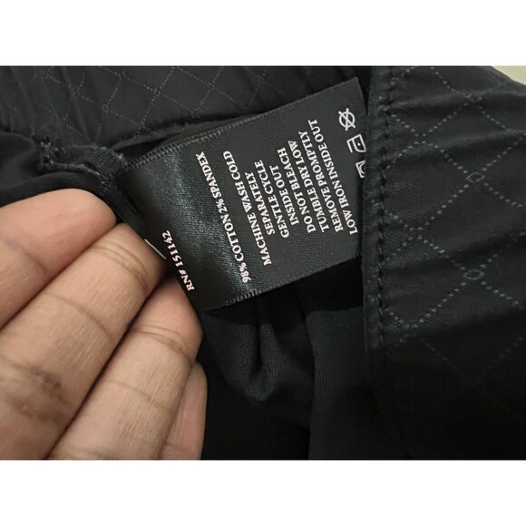 NEW Juicy Couture Plus Size 20W Beverly Skinny Diamond Print Black Pants - Picture 6 of 12